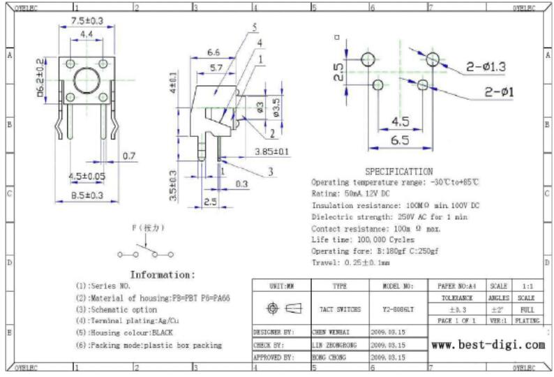輕觸開關(guān)工作原理解析